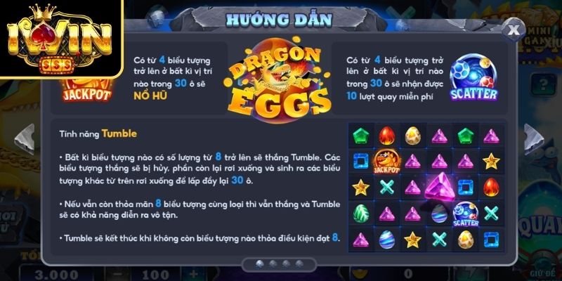 Khám phá game slot Dragon Eggs IWIN
