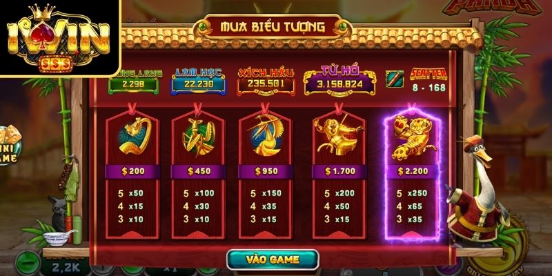 Quy luật quay hũ Kungfu Panda IWIN
